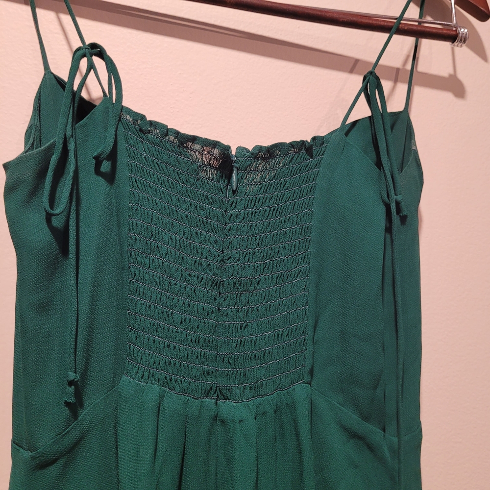 Reformation Emerald Juliette Midi Dress with Slit - Picture 8 of 10